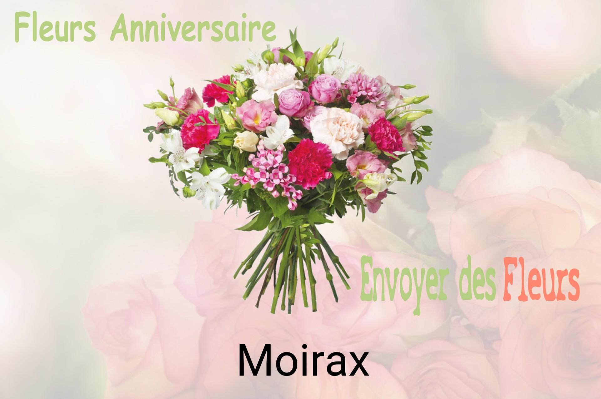 Bouquet de fleurs d’anniversaire livré à Moirax