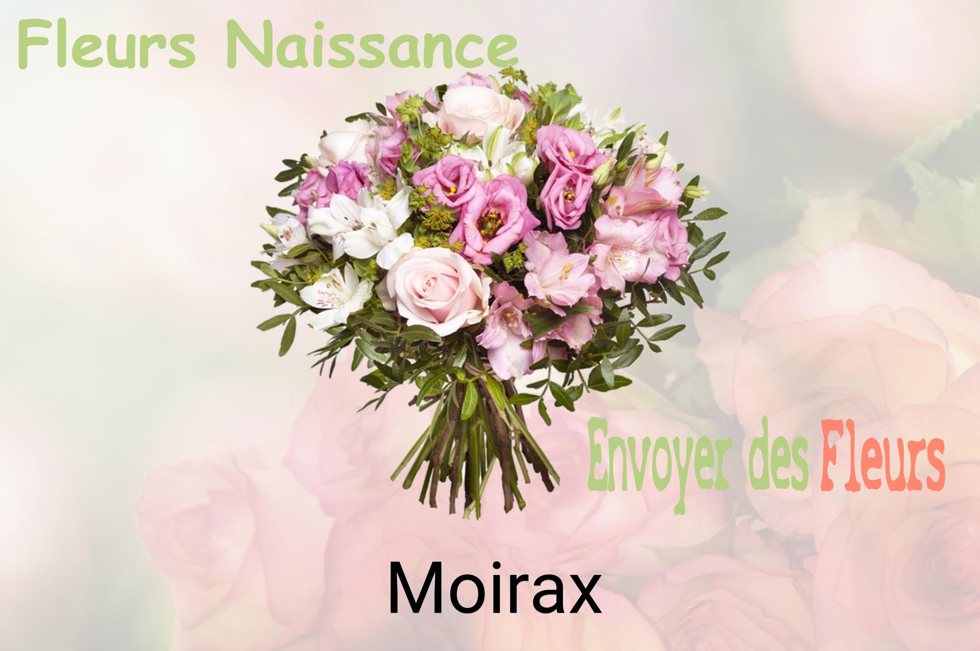 Bouquet de fleurs de naissance livré à Moirax